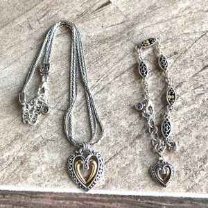 Brighton Set - Silver Hearts